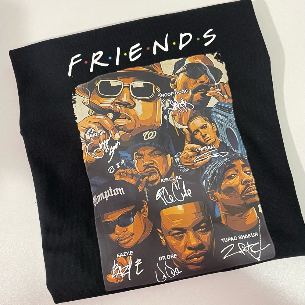 BRAND NEW NEVER WORN GILDAN TEE, Friends Hip Hop Stars, Rap Artists